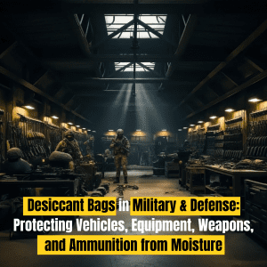 Desiccant Bags in Military & Defense: Protecting Vehicles, Equipment, Weapons, and Ammunition from Moisture